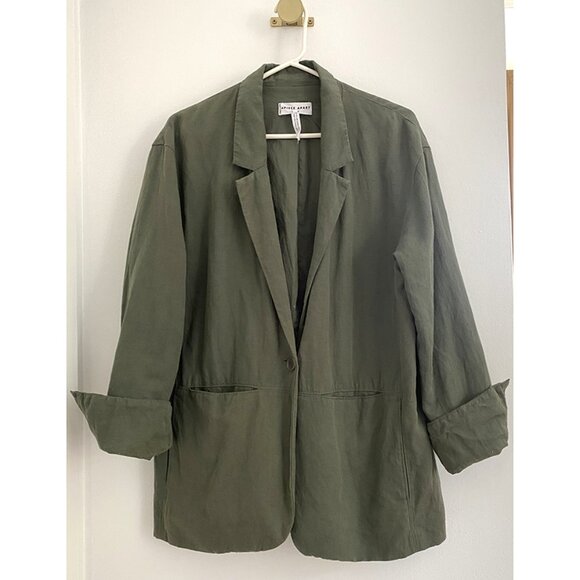 Apiece Apart Oversize Boyfriend Blazer – Thyme Green - S - Picture 5 of 11